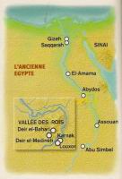 Carte de l'Ancienne Egypte