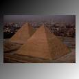 The pyramids of Giza and Kheops and Khephren, near Cairo, Egypt
