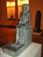 La reine Ouret (La Grande) (-1870-1860, diorite, mus�e du Louvre)