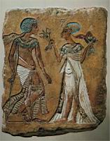 Tresor de Toutankhamon - Couple royal - 18eme dynastie - 1350 av JC.jpg