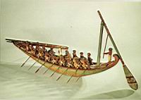 Tresor de Toutankhamon - Maquette de bateau - Moyen Empire - 1900 av JC.jpg